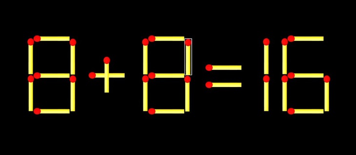 Thử tài IQ: Di chuyển một que diêm để 71+17=6 thành phép tính đúng - Ảnh 1.