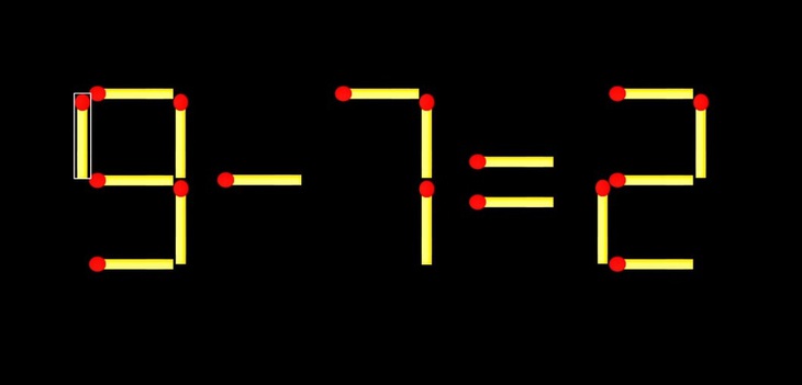 Thử tài IQ: Di chuyển một que diêm để 117=11 thành phép tính đúng - Ảnh 1.