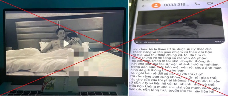 Cảnh báo thủ đoạn giả là thám tử nhắn tin đe dọa để tống tiền - Ảnh 1.