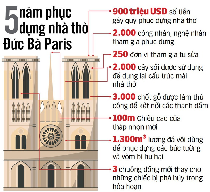 Notre-Dame mang hy vọng trở lại nước Pháp - Ảnh 2.