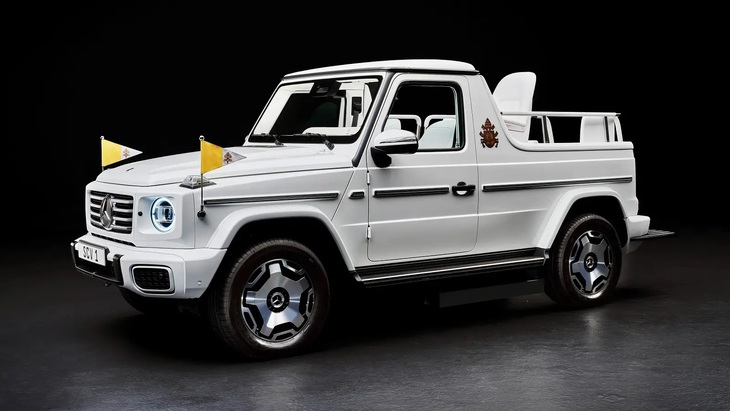 Giáo hoàng dùng Mercedes-Benz G-Class làm xe di chuyển: Popemobile mạnh nhất lịch sử? - Ảnh 2.