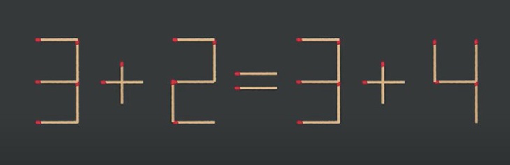 Thử tài IQ: Di chuyển một que diêm để 1+1=8 thành phép tính đúng- Ảnh 3.