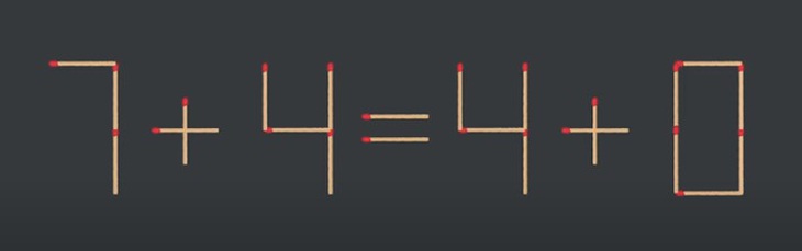 Thử tài IQ: Di chuyển một que diêm để 5-8=1+4 thành phép tính đúng- Ảnh 5.