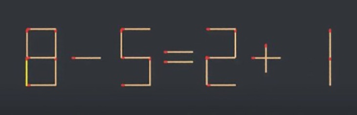 Thử tài IQ: Di chuyển một que diêm để 2+4+1=9 thành phép tính đúng- Ảnh 4.