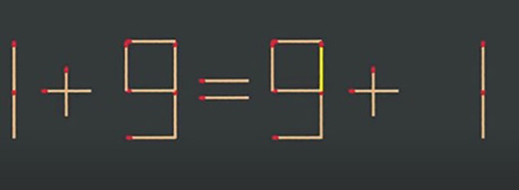 Thử tài IQ: Di chuyển một que diêm để 5+8=7+4 thành phép tính đúng- Ảnh 4.