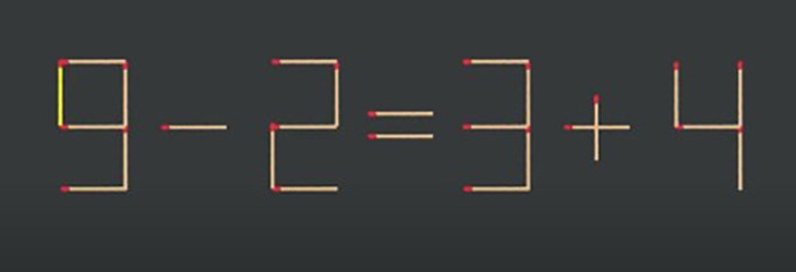 Thử tài IQ: Di chuyển một que diêm để 1+1=8 thành phép tính đúng- Ảnh 4.