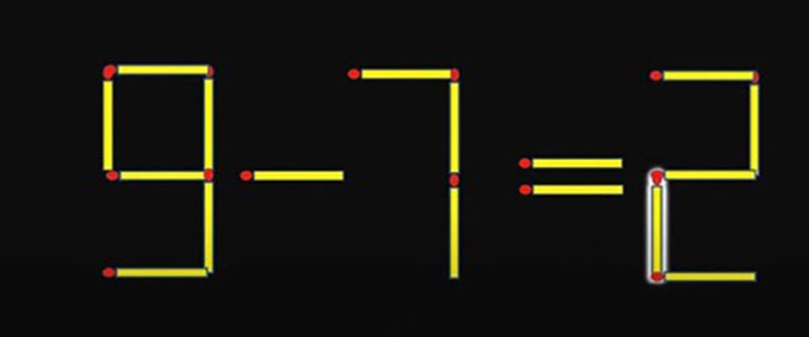 Thử tài IQ: Di chuyển một que diêm để 7+1=0 thành phép tính đúng- Ảnh 4.