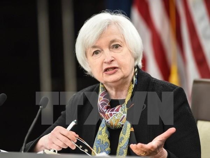 Bộ trưởng Tài chính Mỹ Janet Yellen - Ảnh: AFP/TTXVN