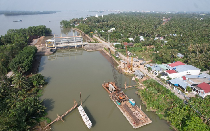 Tiền Giang: Mặn đã xâm nhập sâu vào đất liền hơn 50km