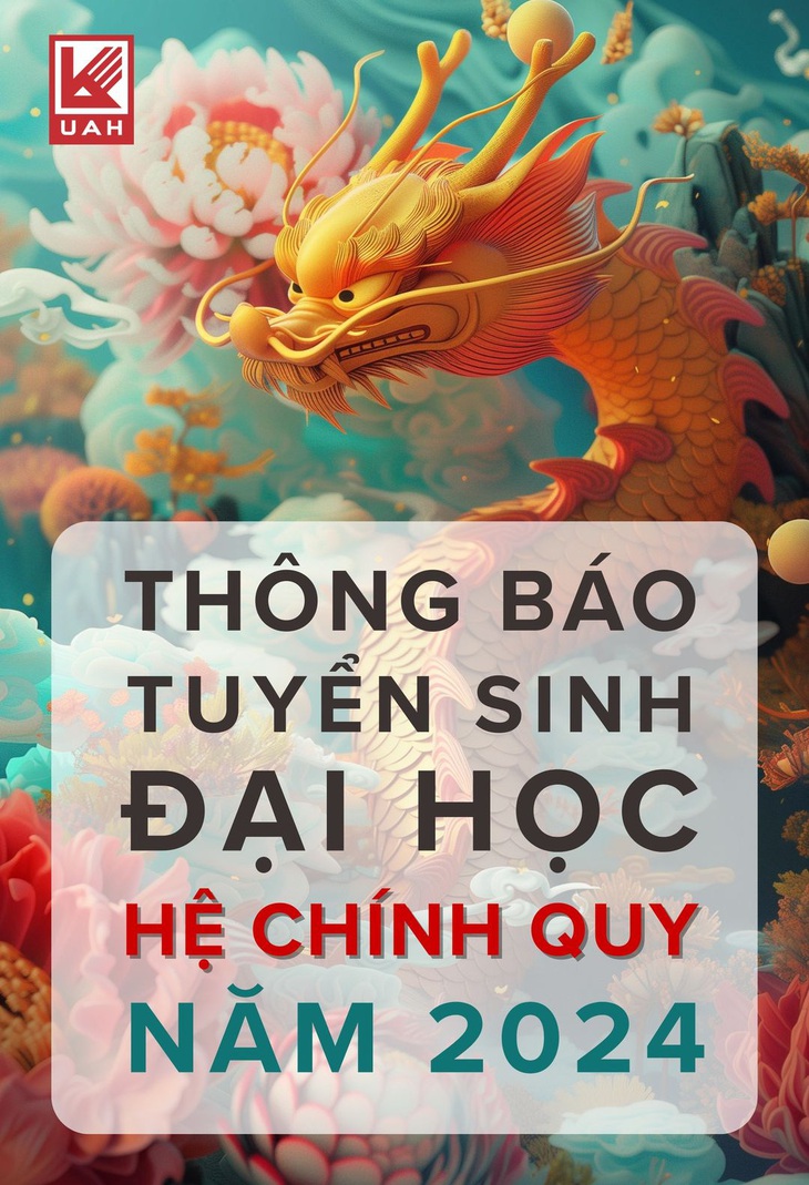 Poster tuyển sinh đại học hệ chính quy 2024 đăng trên fanpage Trường đại học Kiến trúc TP.HCM gây nhiều ý kiến trái chiều - Ảnh: Fanpage Đại học Kiến trúc TP.HCM