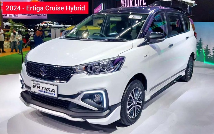 Suzuki Ertiga Hybrid tung bản mới, pin lớn hơn, đấu Mitsubishi Xpander HEV vừa ra mắt