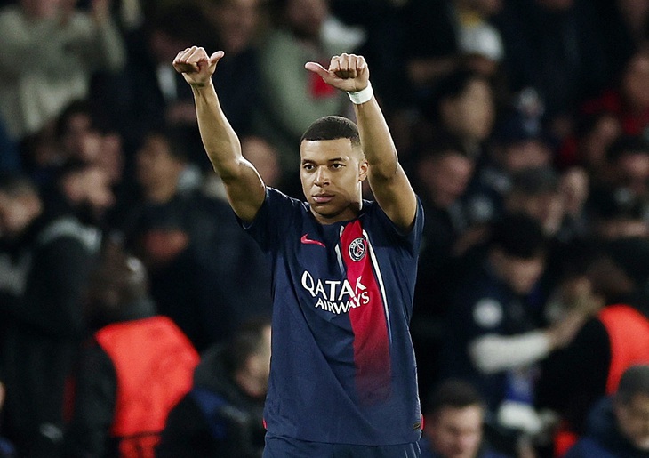 Mbappe gần như sẽ rời PSG để đến Real Madrid hè này - Ảnh: REUTERS