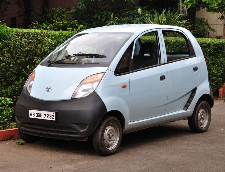 Tata Nano - xe rẻ nhất thế giới từng tham vọng thế chỗ xe máy và chạy bằng không khí - giờ đã biệt tích - Ảnh: Wikipedia