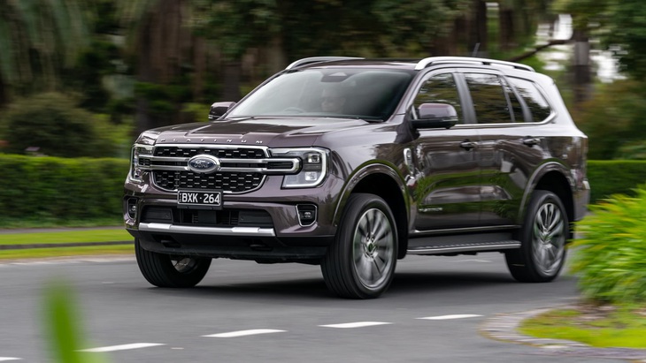 Ford Everest Platinum đang bán ở Úc - Ảnh: Ford