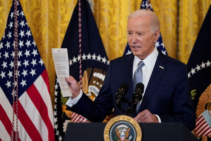 Tổng thống Mỹ Joe Biden - Ảnh: REUTERS