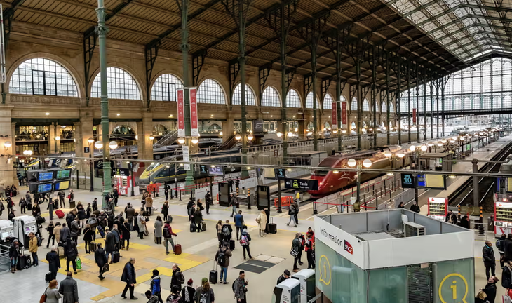 Ga tàu Gare du Nord - Ảnh: ALAMY