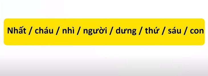 Thử tài tiếng Việt: Sắp xếp các từ sau thành câu có nghĩa (P17)- Ảnh 1. Thử tài tiếng Việt: Sắp xếp các từ sau thành câu có nghĩa (P17)- Ảnh 1.