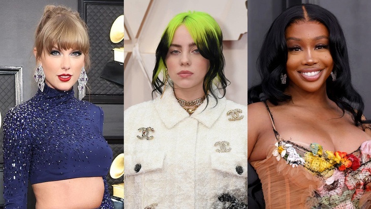 Taylor Swift, Billie Eilish, SZA là những tên tuổi sáng giá tại Grammy 2024