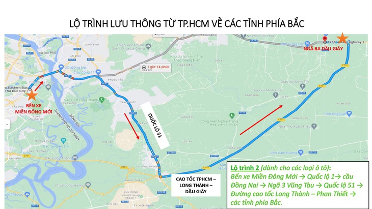 Hướng dẫn lộ trình đi các tỉnh thành tránh kẹt xe dịp Tết- Ảnh 2.