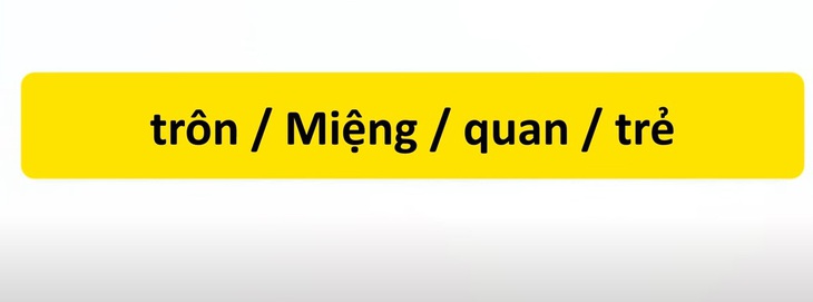 Thử tài tiếng Việt: Sắp xếp các từ sau thành câu có nghĩa (P18)- Ảnh 1.