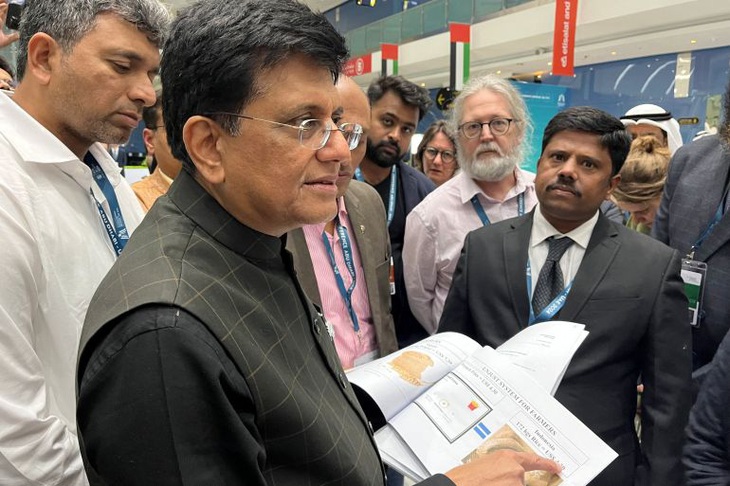 Bộ trưởng Thương mại Ấn Độ Piyush Goyal - Ảnh: REUTERS