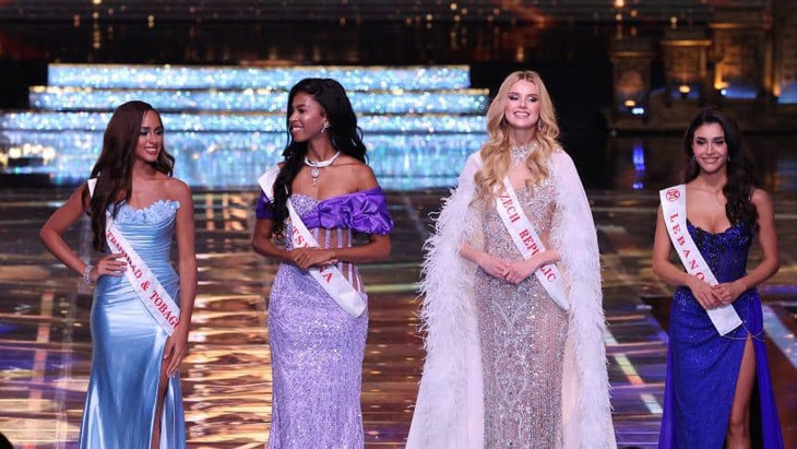 Top 4 Miss World - Ảnh: Fanpage Miss World