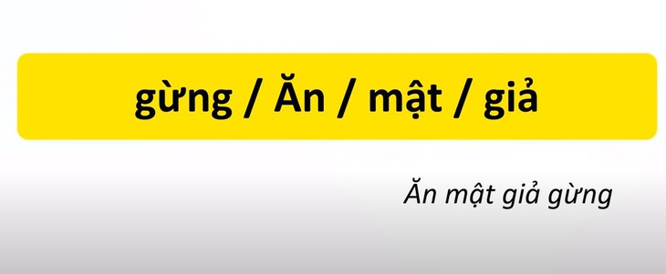 Thử tài tiếng Việt: Sắp xếp các từ sau thành câu có nghĩa (P30)- Ảnh 2.