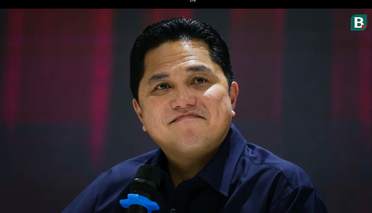 Chủ tịch Liên đoàn Bóng đá Indonesia (PSSI) Erick Thohir - Ảnh: BOLA