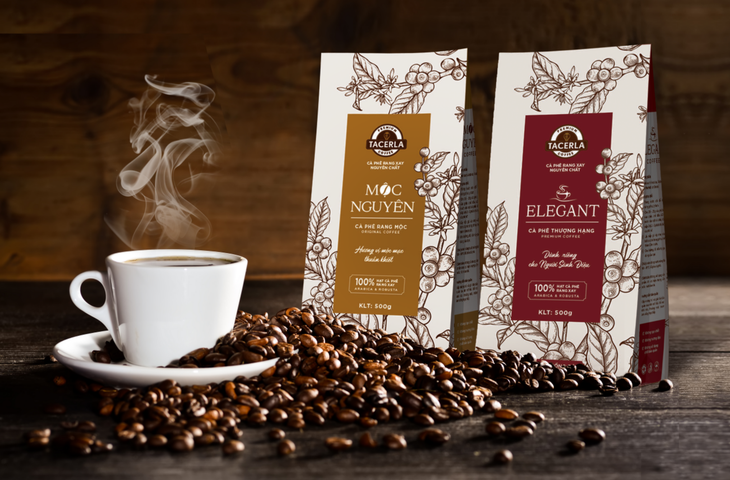 2 dòng sản phẩm của TACERLA COFFEE - Ảnh: Đ.H