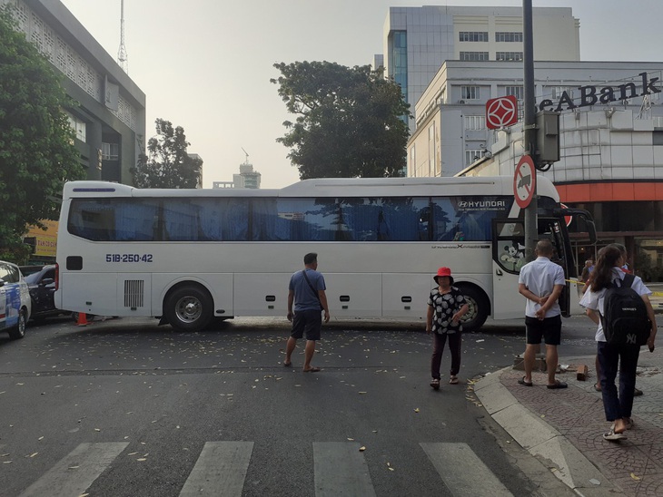 Hiện trường vụ tai nạn - Ảnh: MINH TRUNG