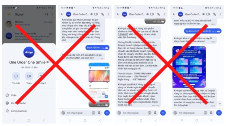 Cảnh báo chiêu trò mạo danh các doanh nghiệp, thương hiệu uy tín để lừa đảo- Ảnh 5.