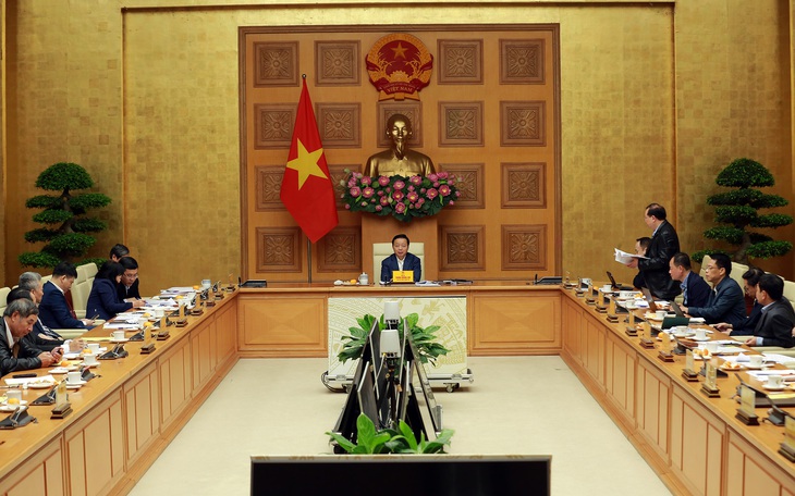 Chiến lược giáo dục: Tạo lập thế hệ người Việt Nam mới sống lương thiện, giàu khát vọng- Ảnh 3. Phiên họp Hội đồng Quốc gia giáo dục và phát triển nhân lực - Ảnh: VGP