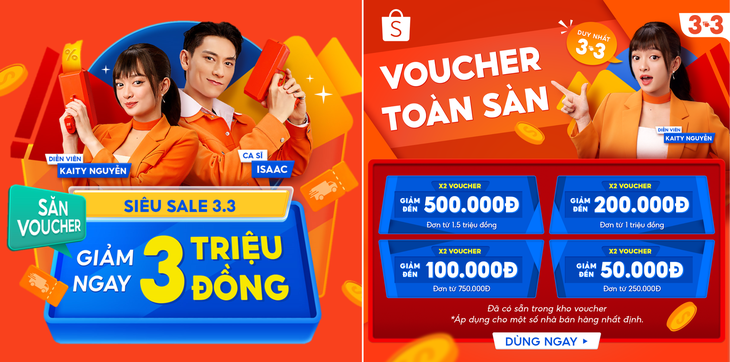 Cơn mưa voucher giúp người dùng chốt đơn loạt deal hàng hiệu với giá siêu tiết kiệm