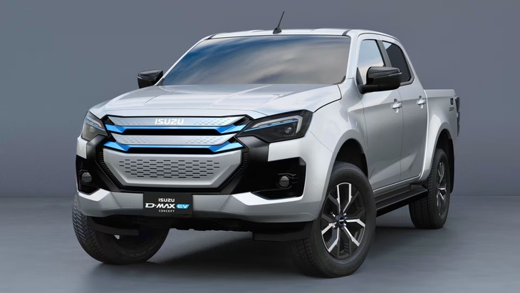 Isuzu D-Max EV Concept là chủ lực hút khách tại gian trưng bày của Isuzu ở BIMS 2024 - Ảnh: Isuzu