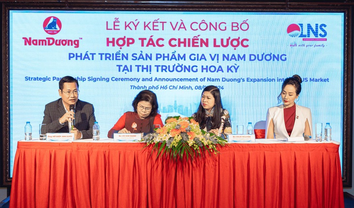 Ông Hồ Diệp Anh Khôi - tổng giám đốc Công ty TNHH Thực phẩm Quốc tế Nam Dương - chia sẻ tại buổi tọa đàm ‘Thị trường Hoa Kỳ: Thách thức, cơ hội và chiến lược của doanh nghiệp gia vị Việt’