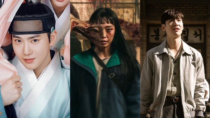 Từ trái qua: Missing Crown Prince, Parasyte: The Grey, Chief Inspector 1958 sẽ ra mắt tháng 4-2024