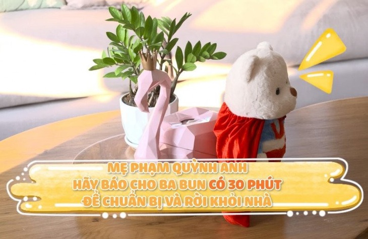 Đồng thời, qua chương trình, lộ thêm một chi tiết về người đàn ông bí ẩn của Phạm Quỳnh Anh, tên thân mật của ba bé Zoey là Bun.