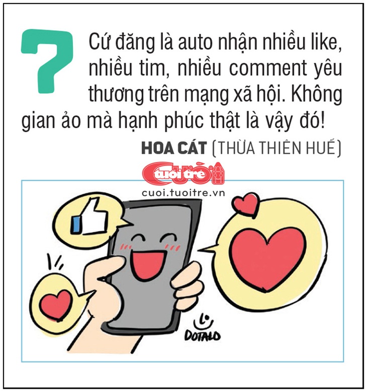 Không gian ảo mà hạnh phúc thật...