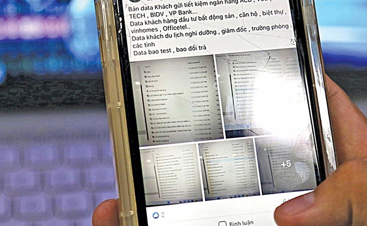 Dữ liệu cá nhân của khách hàng dễ dàng mua ở các hội nhóm trên mạng xã hội - Ảnh: PHƯƠNG QUYÊN