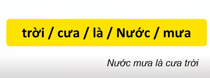 Thử tài tiếng Việt: Sắp xếp các từ sau thành câu có nghĩa (P48)- Ảnh 2.