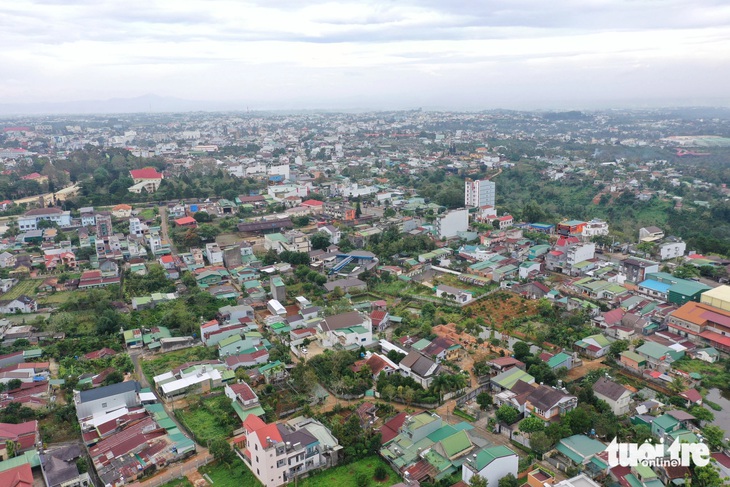 Quang cảnh thành phố Bảo Lộc - Ảnh: M.V.