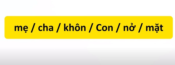 Thử tài tiếng Việt: Sắp xếp các từ sau thành câu có nghĩa (P23)- Ảnh 3.