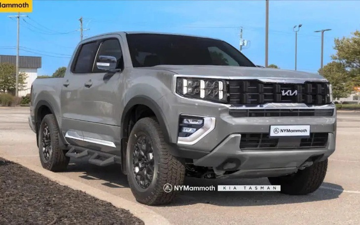 Kia ấn định tên Tasman cho bán tải mới, cạnh tranh Ford Ranger