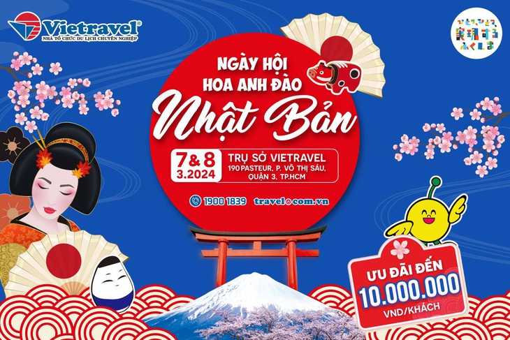 Khám phá ‘Ngày hội hoa Anh Đào Nhật Bản 2024' cùng Vietravel- Ảnh 1.