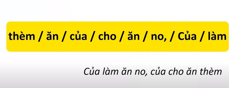 Thử tài tiếng Việt: Sắp xếp các từ sau thành câu có nghĩa (P24)- Ảnh 2.