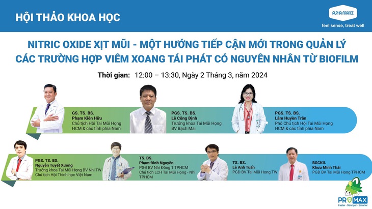 Các báo cáo viên tham dự hội thảo