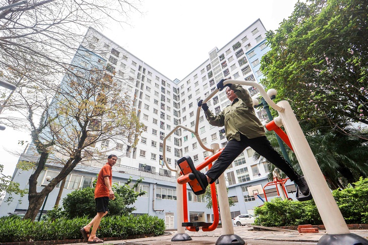 Ngân hàng Nhà nước yêu cầu các ngân hàng tập trung vốn vào dự án thương mại giá rẻ, nhà ở xã hội và phục vụ nhu cầu thực của người dân. Ảnh chụp tại chung cư Ecohome 1 - một dự án nhà ở xã hội tại quận Bắc Từ Liêm, Hà Nội - Ảnh: NGUYỄN KHÁNH