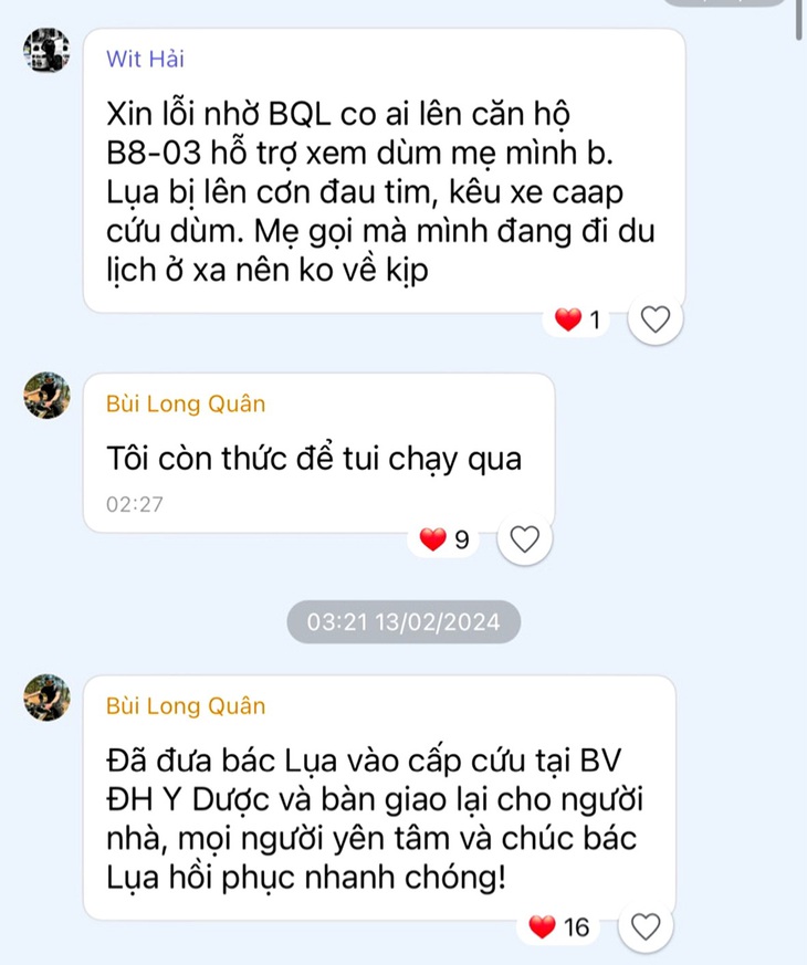 Những tin nhắn ấm lòng giữa đêm khuya - Ảnh PHẠM VŨ