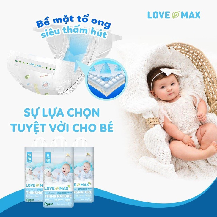 Tã bỉm Love Max được nhiều mẹ bỉm lựa chọn- Ảnh 2. Tã bỉm Love Max được nhiều mẹ bỉm lựa chọn- Ảnh 2.