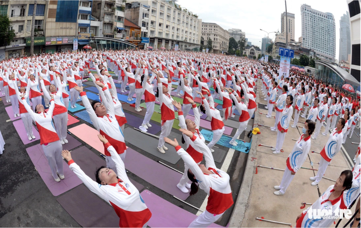 Ngày hội dưỡng sinh yoga TP.HCM - Ảnh minh họa